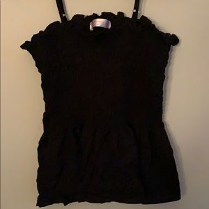 Black flowy tank top